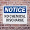 Signmission No Chemical Discharge, 14 in W x Rectangle, Plastic OS-2PACK-NS-P-1014-L-14446 - alternate 3